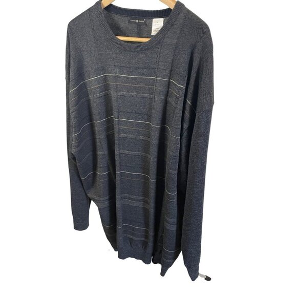 Cotton Traders Mens Black Crew Neck Long Sleeve Pullover Sweater Sz 4X - Picture 3 of 11